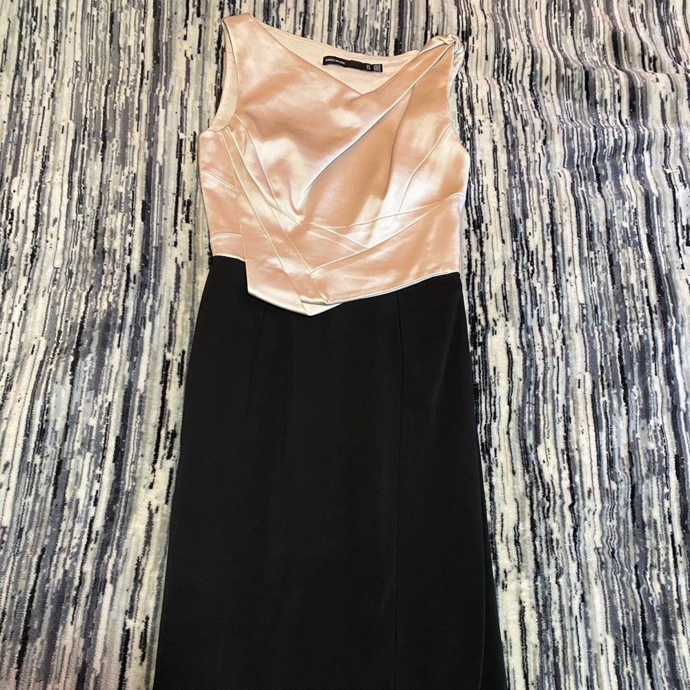 Karen Millen classic dress - black and beige